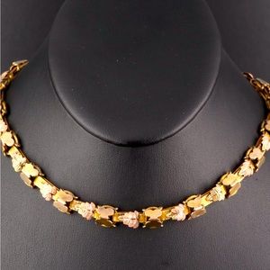 Vintage Engraved Leaf Necklace